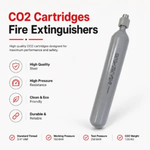 CO2 cartridge European fire extinguisher replacement