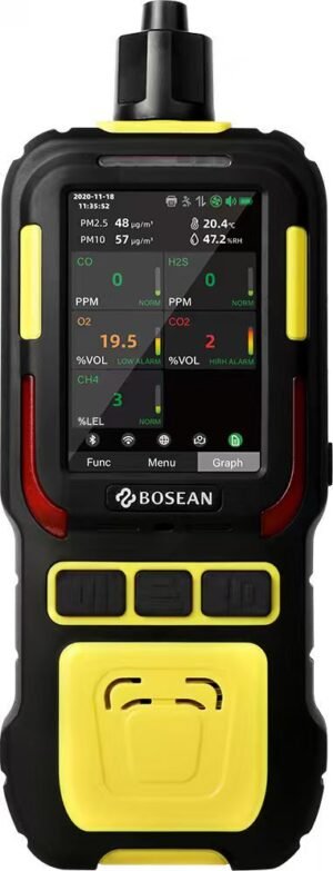 portable CO2 gas detector with pump
