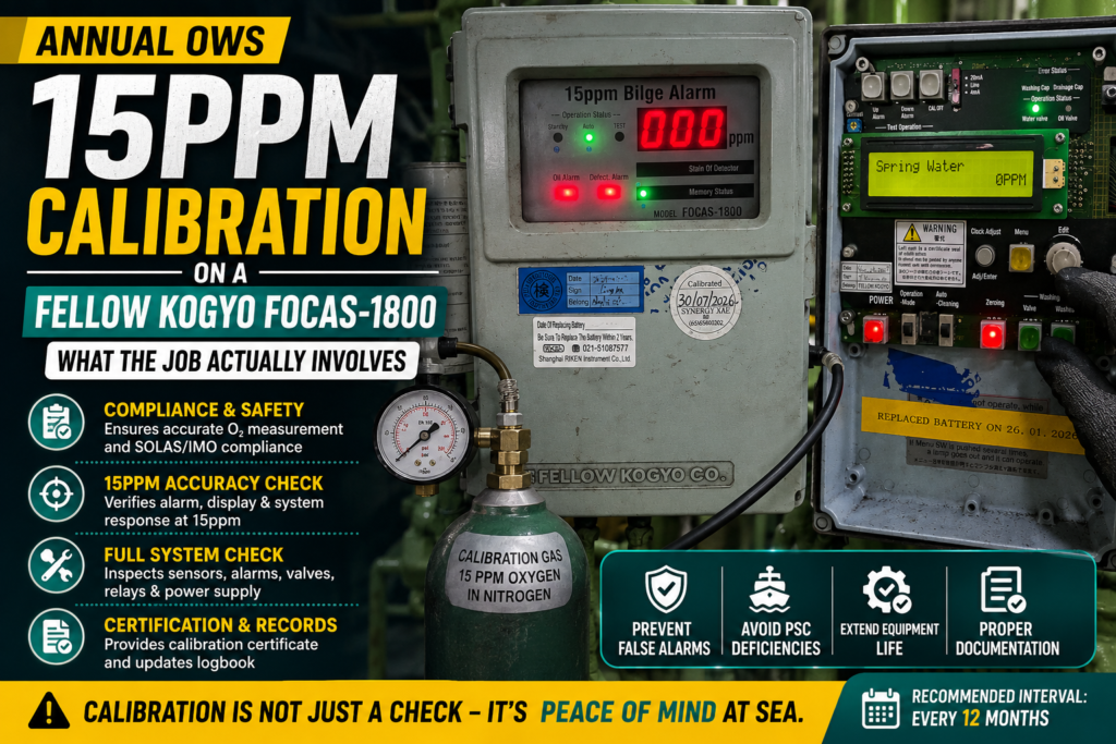 Annual OWS 15ppm Calibration