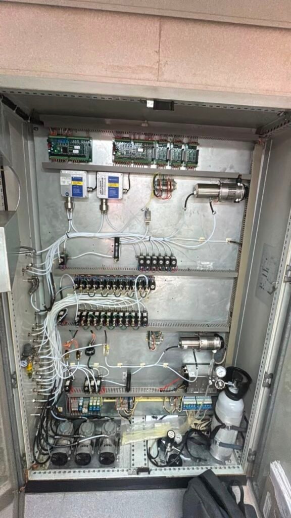 Fixed gas detection system control cabinet interior, Singapore vessel