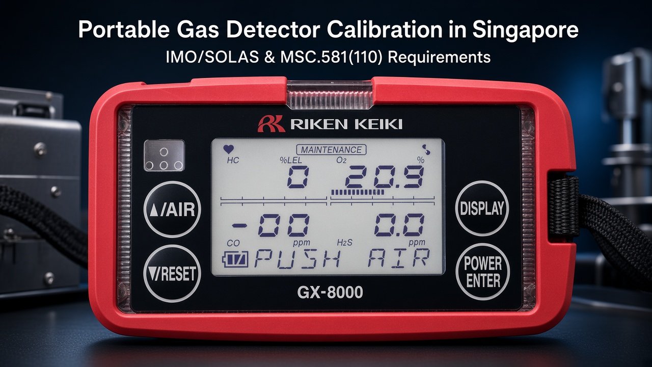 Portable Gas Detector Calibration in Singapore: IMO/SOLAS Requirements
